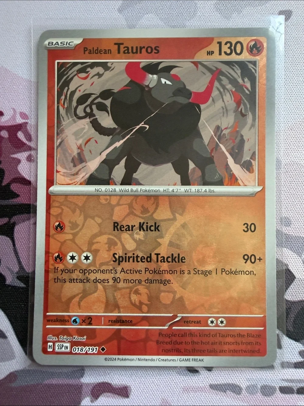 Tauros & Paldean Tauros Pokémon Card Lot 🐂 Reverse Holo | 5 Cards ✨5/$25✨